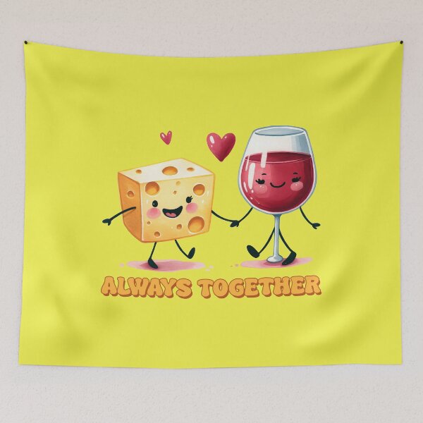 Item preview, Cheese & Wine Duo designed and sold by simonbluevski.