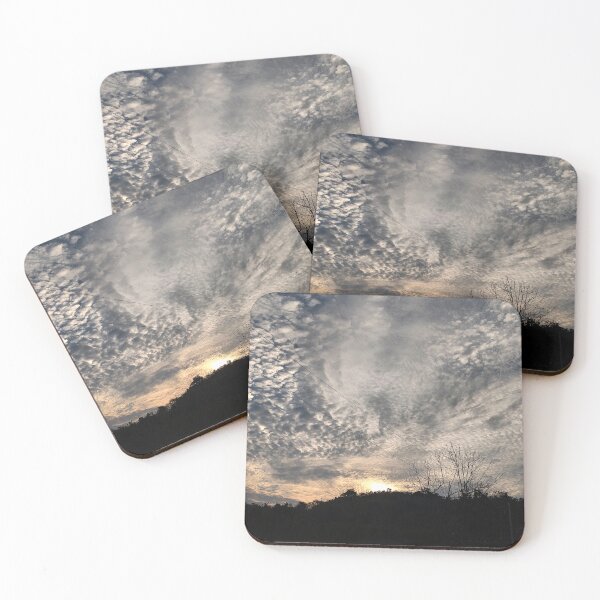 Item preview, Rainy Day Golden Sky Setting Sun with Evening Vibes 1 designed and sold by Wiggly Lines.