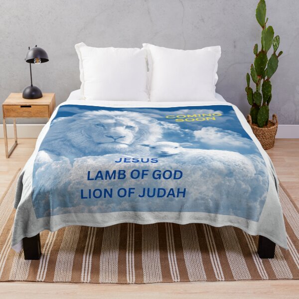 Item preview, JESUS lamb of God lion of Judah designed and sold by jubileerose78.