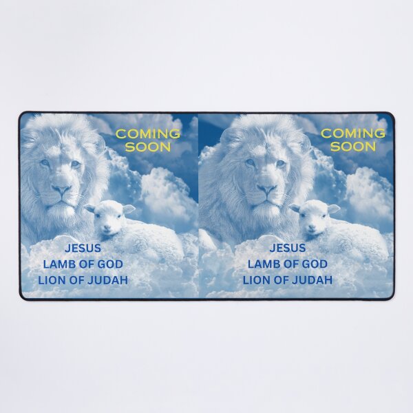 Item preview, JESUS lamb of God lion of Judah designed and sold by jubileerose78.