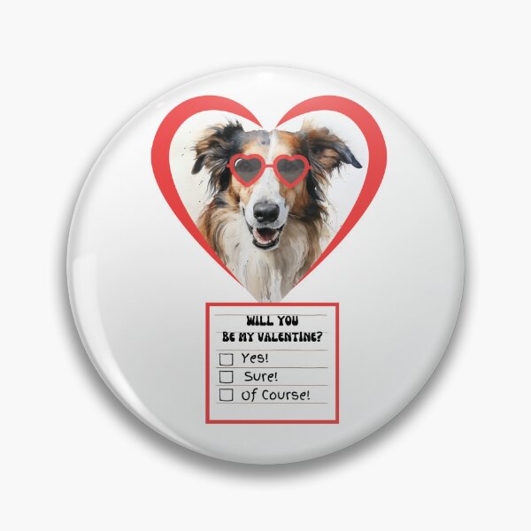 Item preview, Valentine's Day Dog Borzoi designed and sold by M1234s.