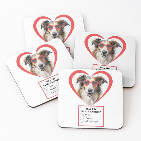 Item preview, Valentine's Day Dog Borzoi designed and sold by M1234s.