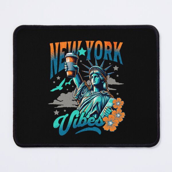 Item preview, New York Vibes, Statue of Liberty and Coffee, New York City Freedom designed and sold by DAMOTAmagazine.
