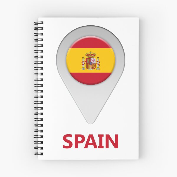 Item preview, Spain flag location icon designed and sold by Nick249.