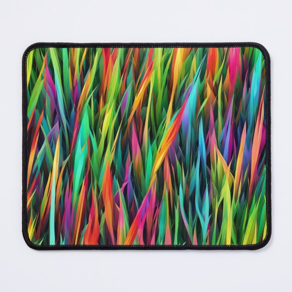 Item preview, Abstract Colorful Neon Grassy Field designed and sold by calibrit.