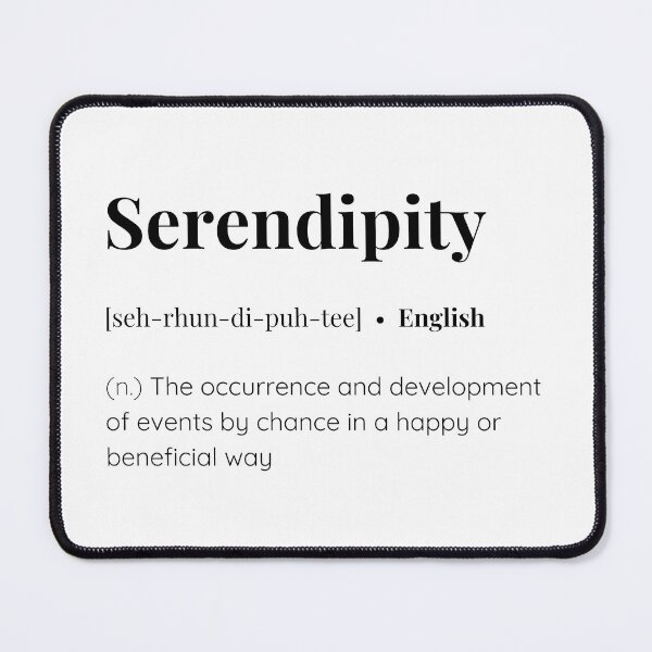Item preview, Serendipity english word meaning designed and sold by SimplyMots.