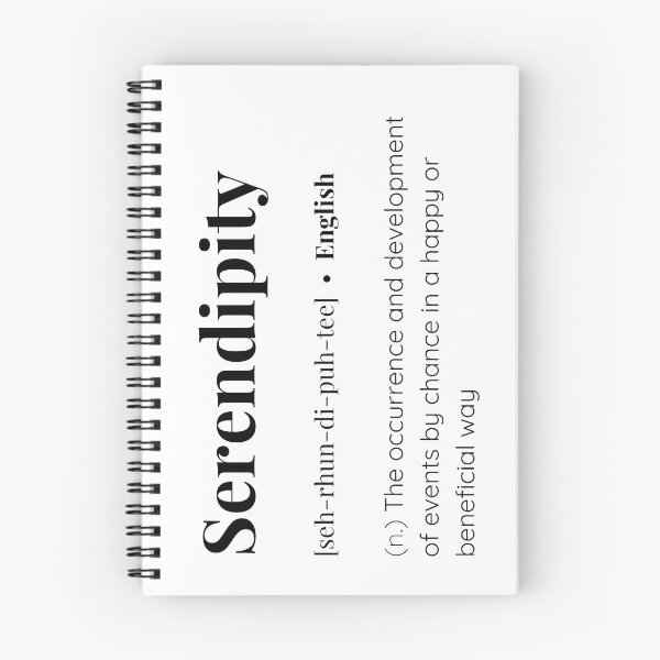 Item preview, Serendipity english word meaning designed and sold by SimplyMots.