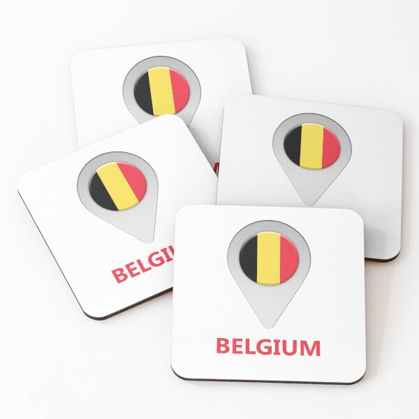Item preview, Belgium flag location icon designed and sold by Nick249.