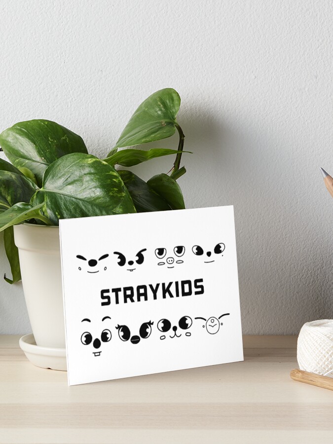 Stray Kids - Skzoo Stray Kids Face with Name [BLACK OUTLINE