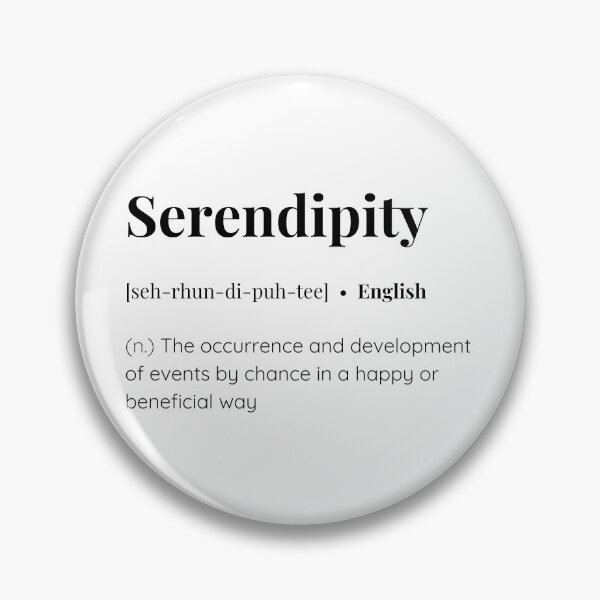 Item preview, Serendipity english word meaning designed and sold by SimplyMots.