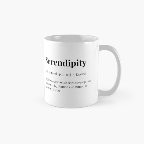 Item preview, Serendipity english word meaning designed and sold by SimplyMots.