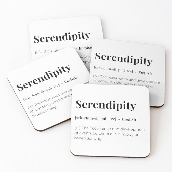 Item preview, Serendipity english word meaning designed and sold by SimplyMots.