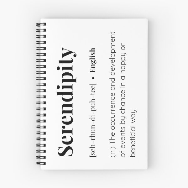 Item preview, Serendipity english word meaning designed and sold by SimplyMots.
