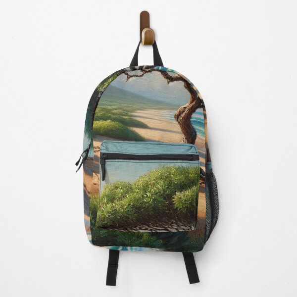Item preview, Beach Heliotrope Oil Painting designed and sold by digital-savant.