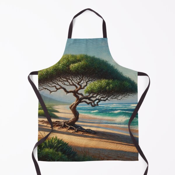 Item preview, Beach Heliotrope Oil Painting designed and sold by digital-savant.