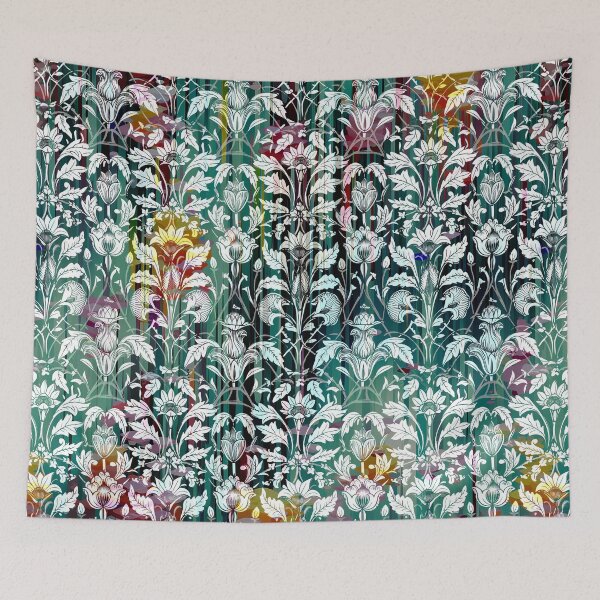 Item preview, Glitchy Bollywood Pattern - Deconstructed Wallpaper designed and sold by JoanNinjaHen.