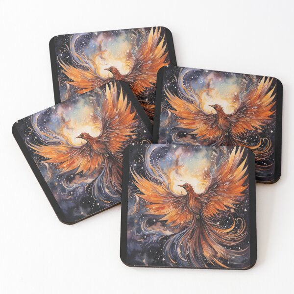 Item preview, Awesome Phoenix Print in Ink Style designed and sold by AtlantisApparel.