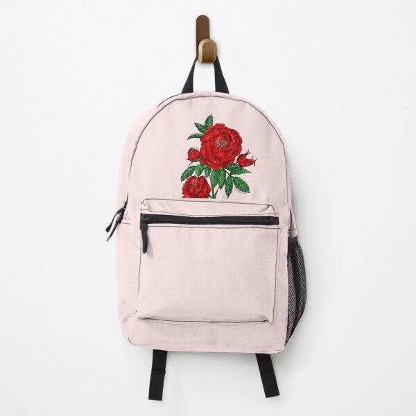 Item preview, Bright Red Globular Rose Bloom Double 16-25 Petals In 3+ Rows designed and sold by Rachael Taylor.