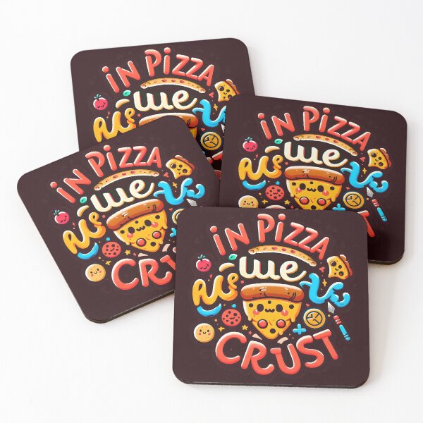 Item preview, In Pizza We Crust, typography designed and sold by maxmaj.