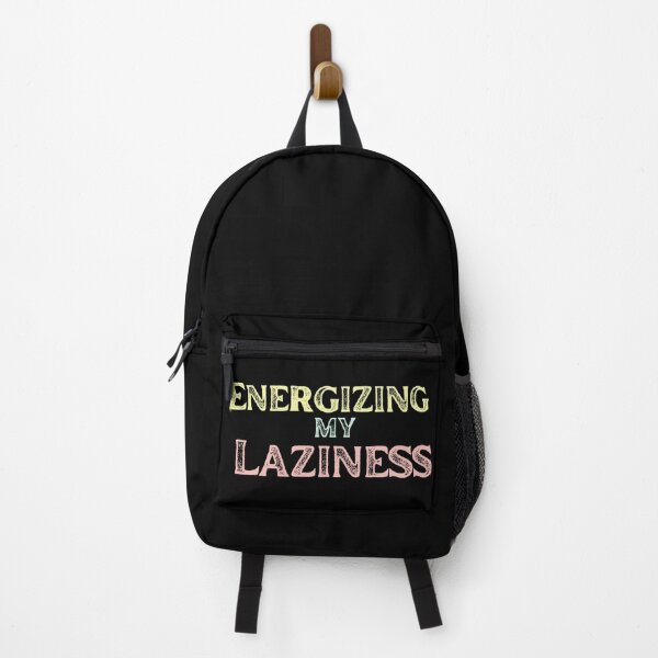 Item preview, Sarcastic Saying Energizing My Laziness designed and sold by MtValleyDesign.