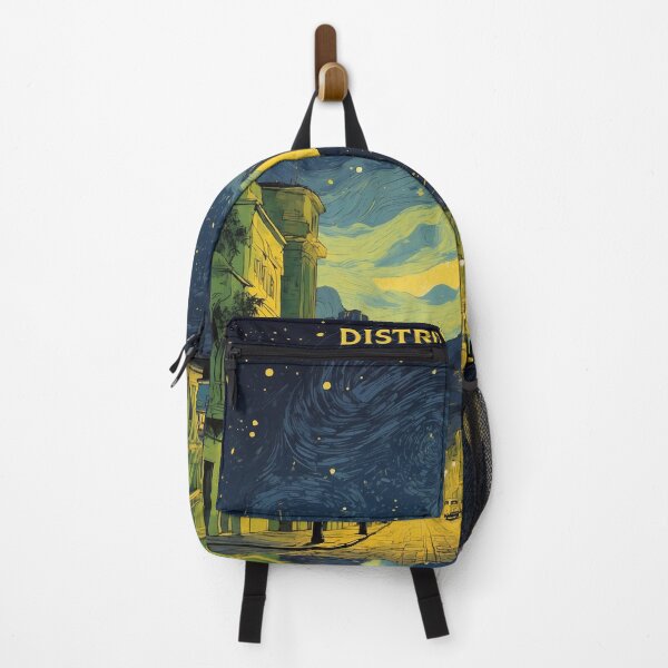 Item preview, Distrito Federal Brasil Noche Estrellada y Luna Vintage Poster Turismo designed and sold by TravelersGems.