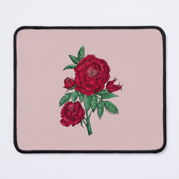 Item preview, Dark Red Globular Rose Bloom Double 16-25 Petals In 3+ Rows designed and sold by Rachael Taylor.