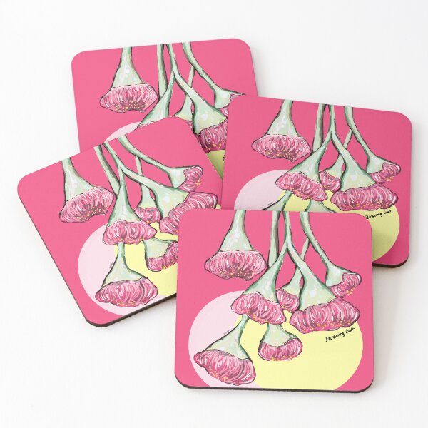 Item preview, Flowering Gum Red Eucalyptus Tree Australian Flower Bloodwood Attractive Prints Artwork Original Hand Painted Colour Decorations Cultural designed and sold by Makeartwhynot.