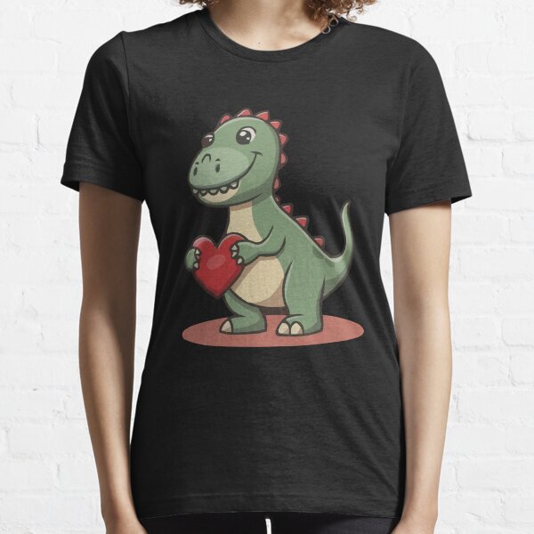 Item preview, Dinosaure holding heart. designed and sold by badesigner1.