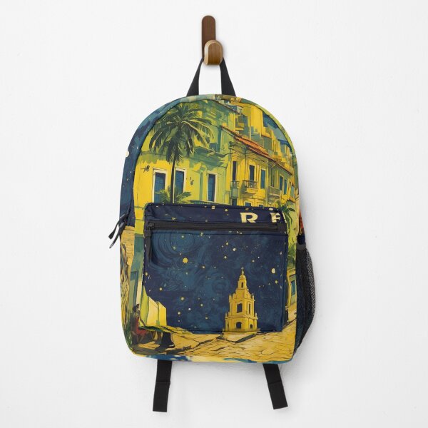 Item preview, Recife Brazil Starry Night and Moon Vintage Poster Tourism 2 designed and sold by TravelersGems.