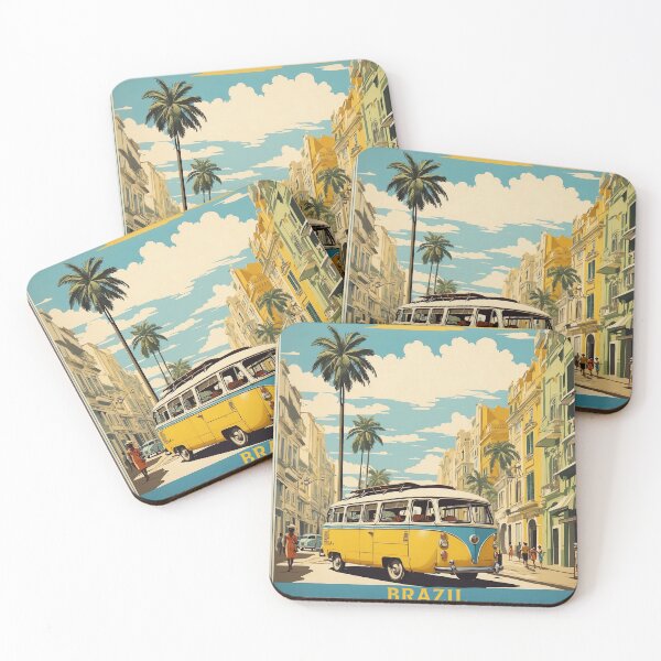 Item preview, Recife Brazil Vintage Poster Tourism  designed and sold by TravelersGems.