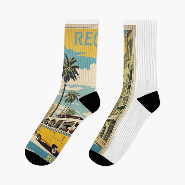 Item preview, Recife Brazil Vintage Poster Tourism  designed and sold by TravelersGems.