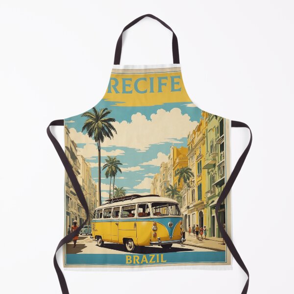 Item preview, Recife Brazil Vintage Poster Tourism designed and sold by TravelersGems.