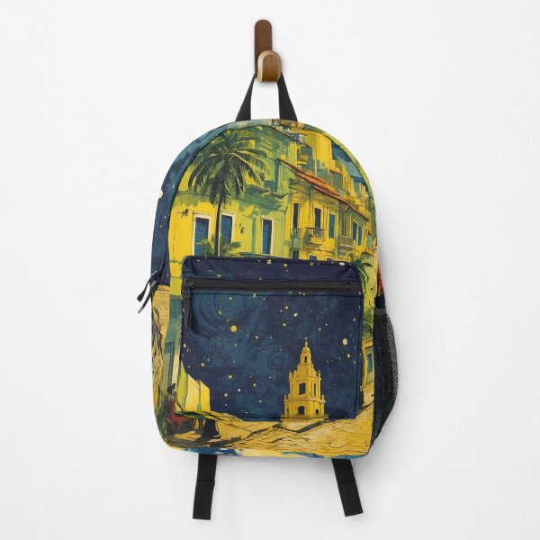 Item preview, Recife Brazil Starry Night and Moon Vintage Poster Tourism 2 designed and sold by TravelersGems.
