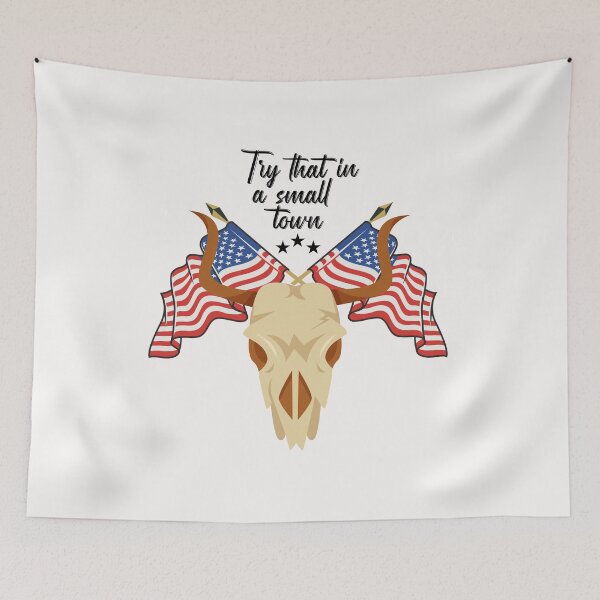 Item preview, Try that in a small town essential tshirt designed and sold by exponentialart.
