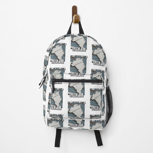 Item preview, Greenland Map Kalaallit Nunaat Arctic Travel Destination designed and sold by GraTEEtude.