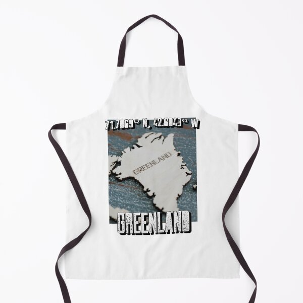 Item preview, Greenland Map Kalaallit Nunaat Arctic Travel Destination designed and sold by GraTEEtude.