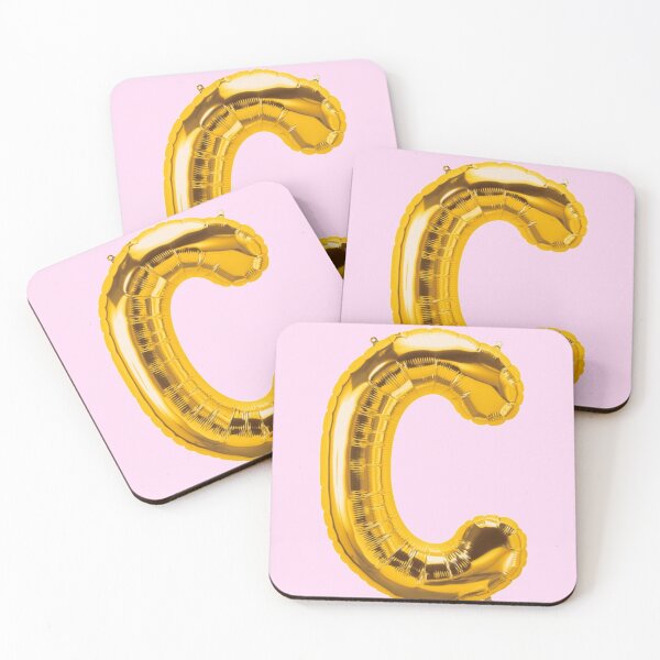 Item preview, Gold Letter C Balloon Initial designed and sold by mheavnercreative.