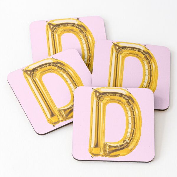 Item preview, Gold Letter D Balloon Initial designed and sold by mheavnercreative.