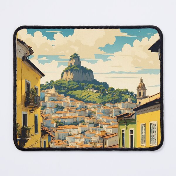 Item preview, Pelourinho Brazil Vintage Poster Tourism designed and sold by TravelersGems.