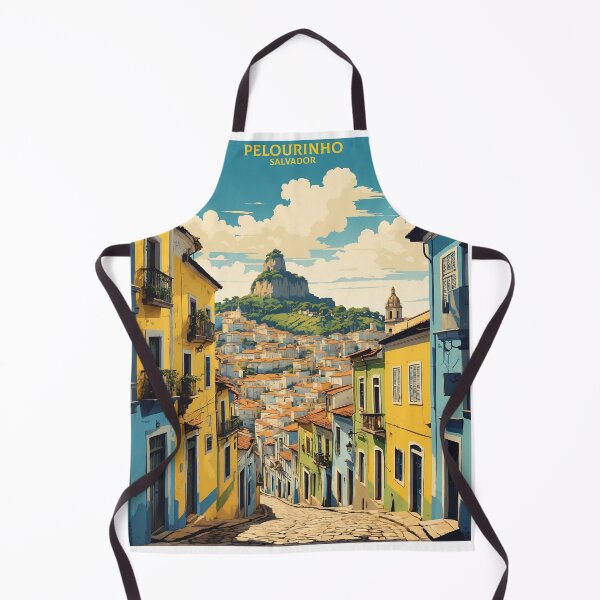 Item preview, Pelourinho Brazil Vintage Poster Tourism designed and sold by TravelersGems.