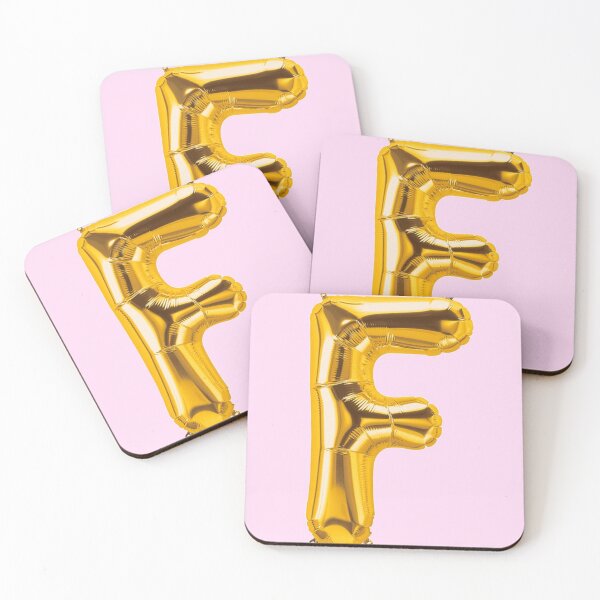 Item preview, Gold Letter F Balloon Initial designed and sold by mheavnercreative.