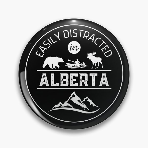Aperçu de l'œuvre Facilement distrait en Alberta Canada Pride créée et vendue par MKCollabs.