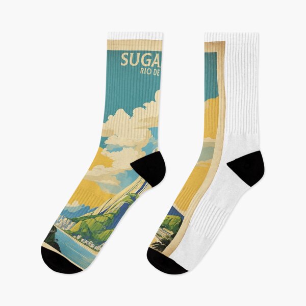 Item preview, Sugarloaf Brazil Vintage Poster Tourism 2 designed and sold by TravelersGems.