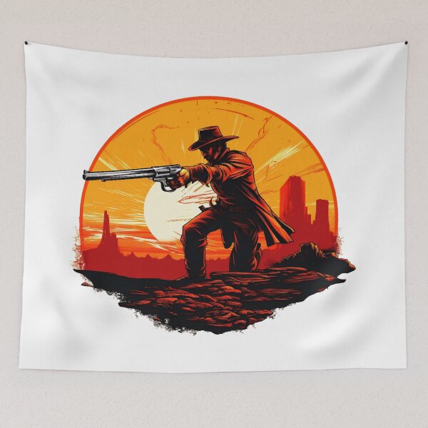 Item preview, cowboy with a big gun designed and sold by javierparra.