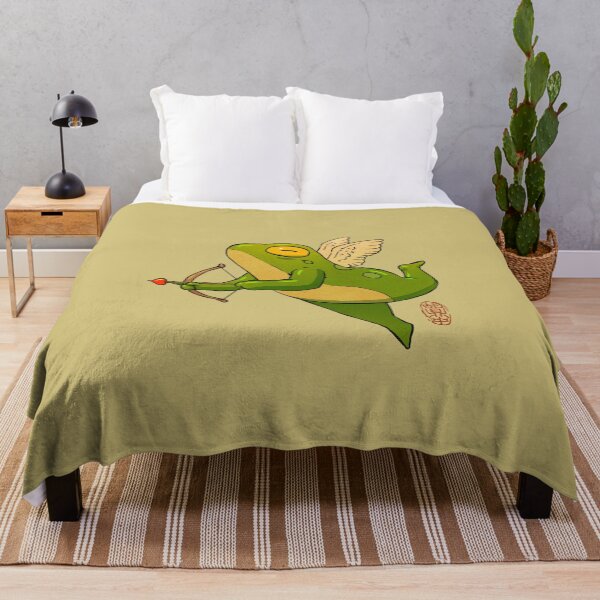 Item preview, cupid cherub frog for valentine's day designed and sold by DingHuArt.