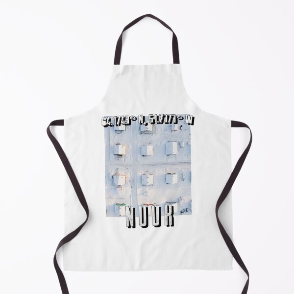 Item preview, Greenland Nuuk Aerial View Snow And White designed and sold by GraTEEtude.