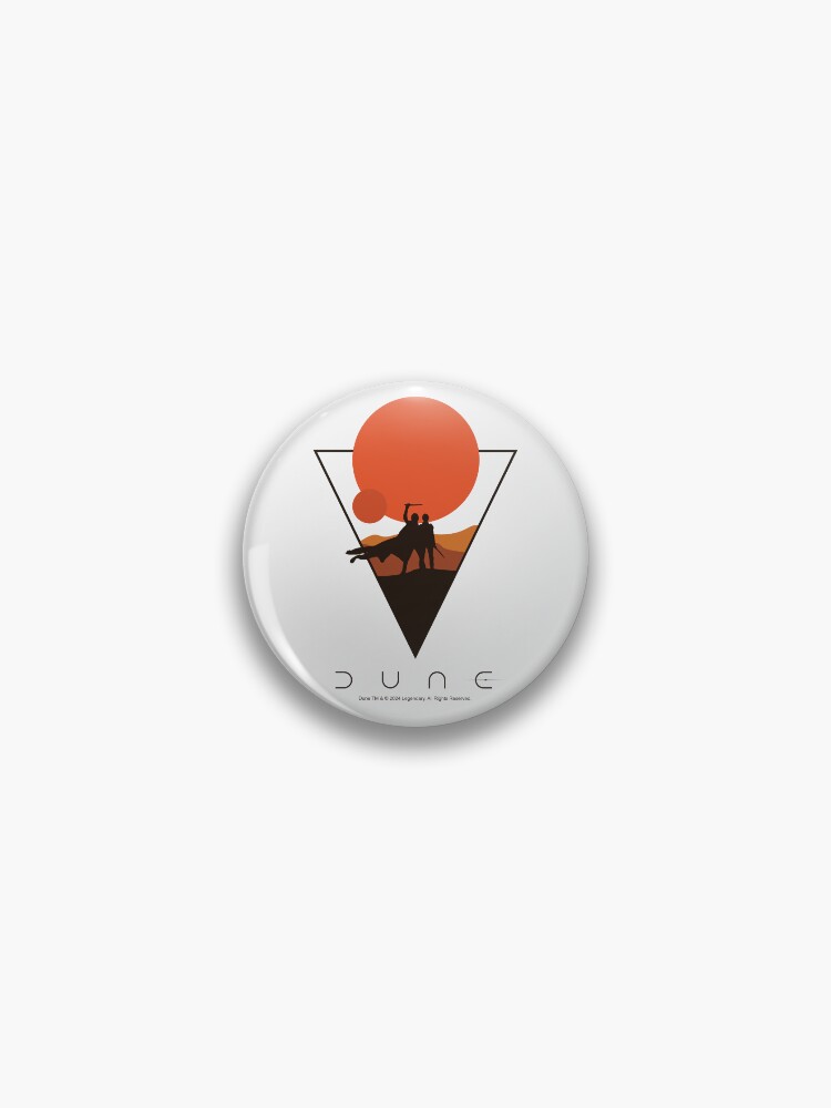 Thumbnail 1 of 3, Pin, Dune Arrakis Desert designed and sold by artworkathome.
