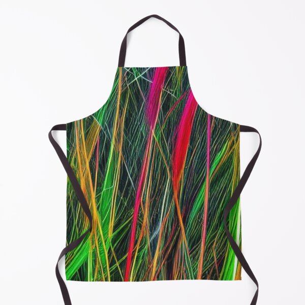 Item preview, Abstract Neon on Black Fibers Pattern designed and sold by calibrit.