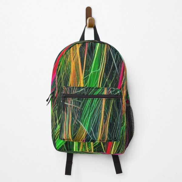 Item preview, Abstract Neon on Black Fibers Pattern designed and sold by calibrit.