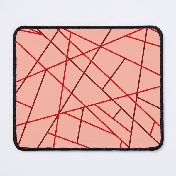 Item preview, Minimalist Red Peach Geometric  designed and sold by 247vibes.